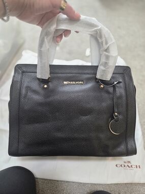 Michael Kors Black Collins Leather Bag